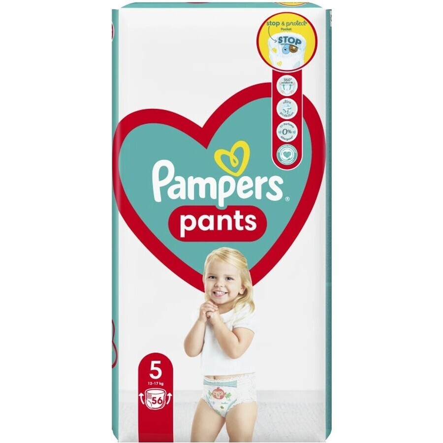 Pampers Pants GP S5 56 pezzi (12-17 kg) 1×56 pezzi