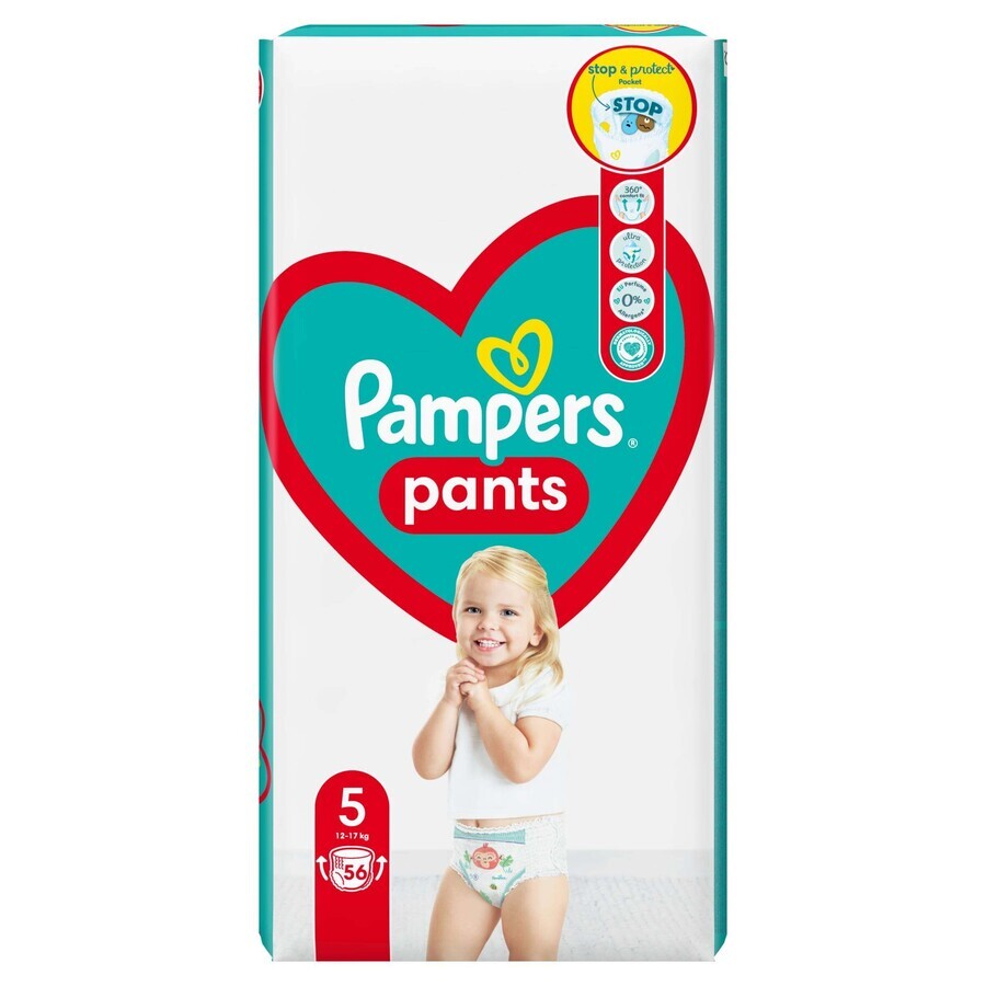 Pampers Pants GP S5 56 pezzi (12-17 kg) 1×56 pezzi