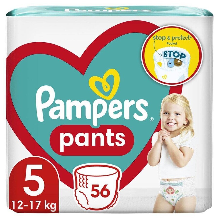 Pampers Pants GP S5 56 pezzi (12-17 kg) 1×56 pezzi