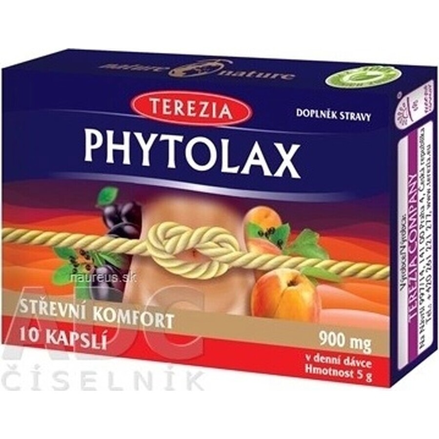 TEREZIA PHYTOLAX 1×10 cps, food supplement