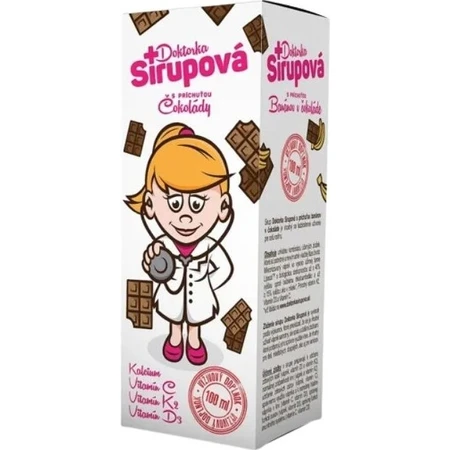 Doctor Syrup Sirop de calcium 1×100 ml, goût chocolat
