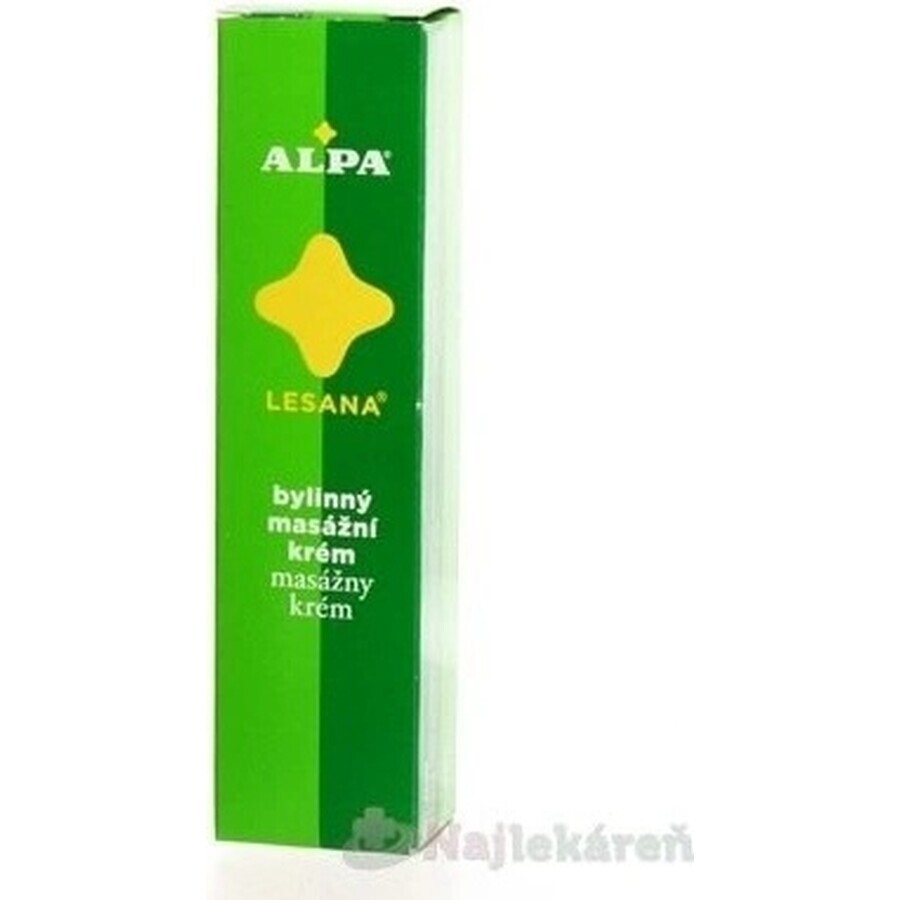 ALPA CREAM LESANA 1×40 g, herbal massage