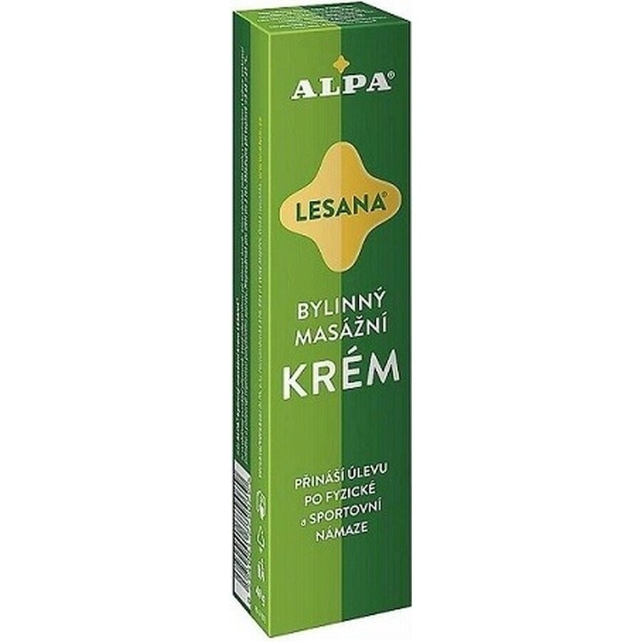 ALPA CREAM LESANA 1×40 g, herbal massage