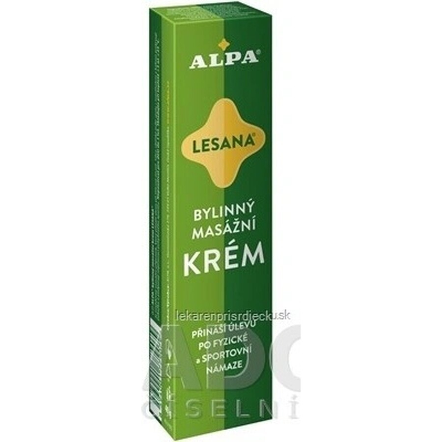 ALPA CREAM LESANA 1×40 g, herbal massage