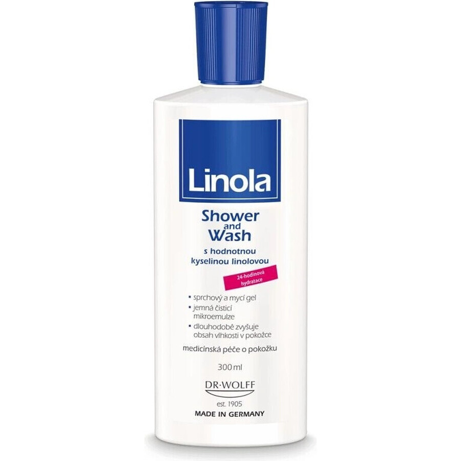 Linola Douche und Wasch 1×300 ml, gel-emulsie