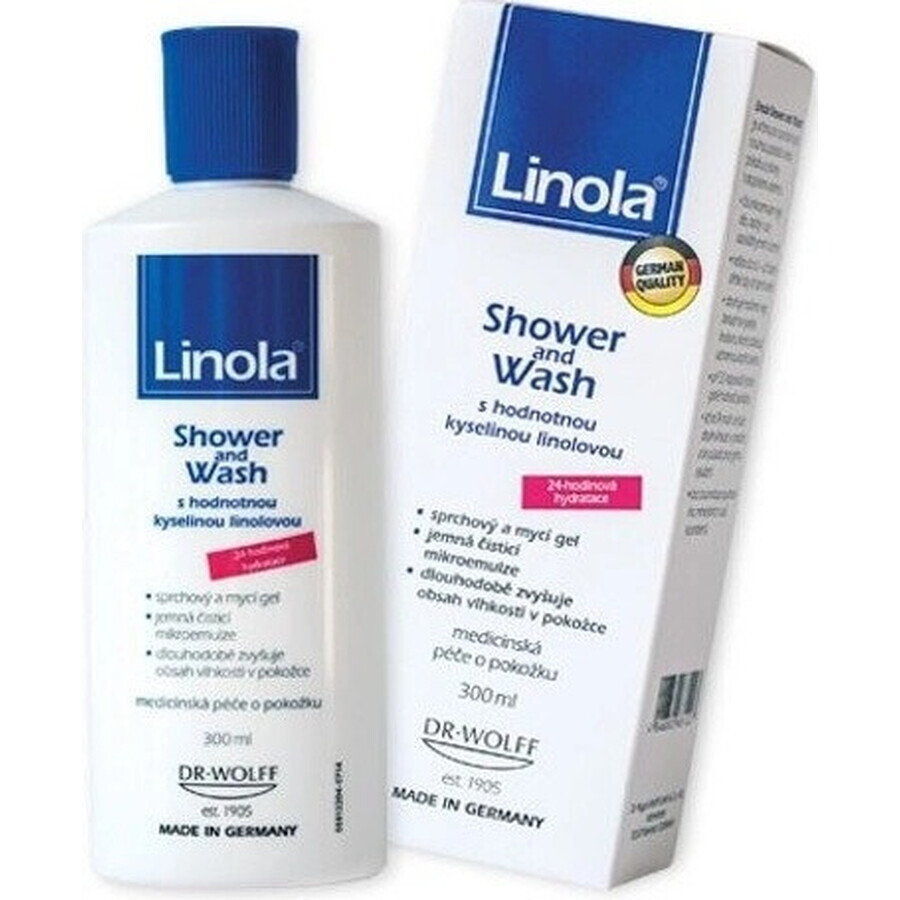 Linola Douche und Wasch 1×300 ml, gel-emulsie