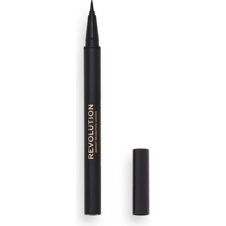 Revolution, Hair Stroke Brow Pen Marrone Scuro 1×0,50 ml, matita per sopracciglia