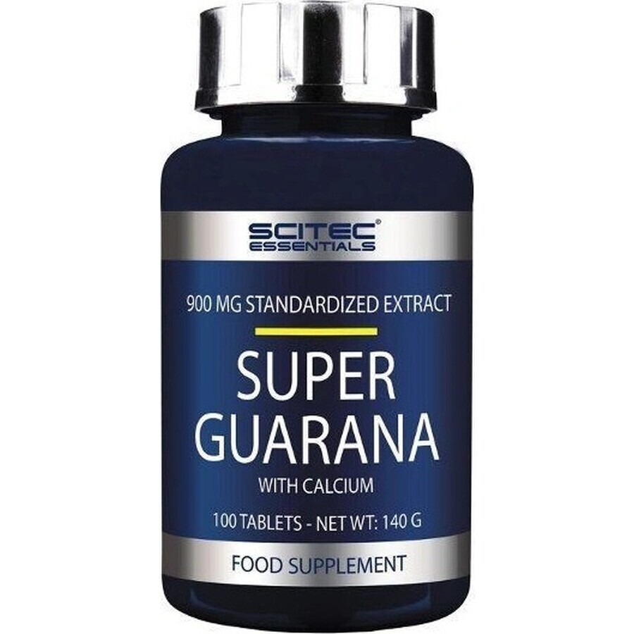 Scitec Nutrition Super Guarana 1×100 tbl, complemento alimenticio