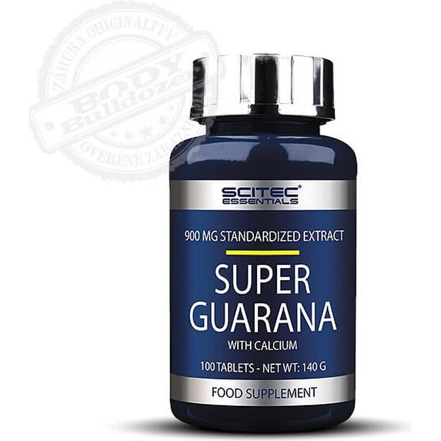 Scitec Nutrition Super Guarana 1×100 tbl, complemento alimenticio