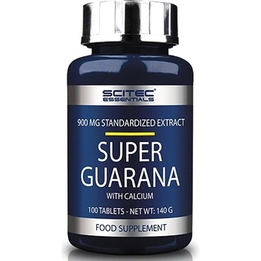 Scitec Nutrition Super Guarana 1×100 tbl, complemento alimenticio