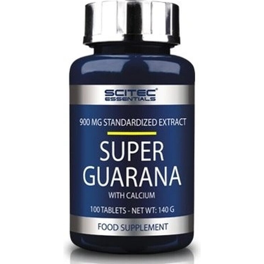 Scitec Nutrition Super Guarana 1×100 tbl, complemento alimenticio