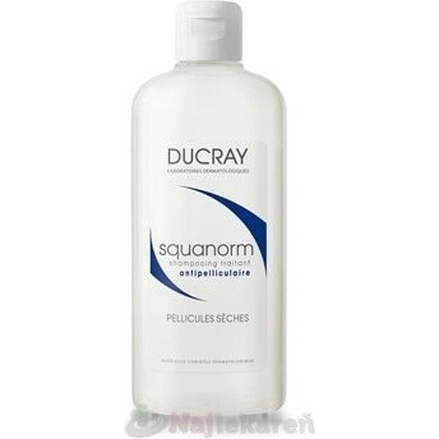 DUCRAY SQUANORM - PELLICULES SÉCHES 1×200 ml, Shampoo gegen trockene Schuppen