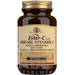 Solgar Ester-C plus 1000 mg vitamina C no ácida con complejo bioflavonoide 30 cápsulas 1×30 tbl, complemento alimenticio