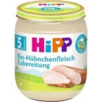 HiPP Organic purée de dinde 1×125 g, apéritif à base de viande pour enfants