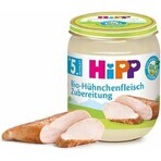 HiPP Organic purée de dinde 1×125 g, apéritif à base de viande pour enfants