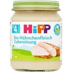 HiPP Organic purée de dinde 1×125 g, apéritif à base de viande pour enfants