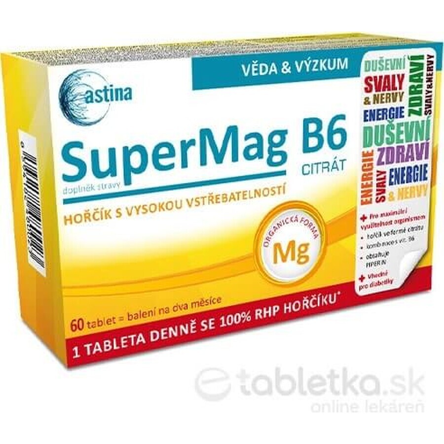 Astina SuperMag B6 CITRAT 1×60 tbl