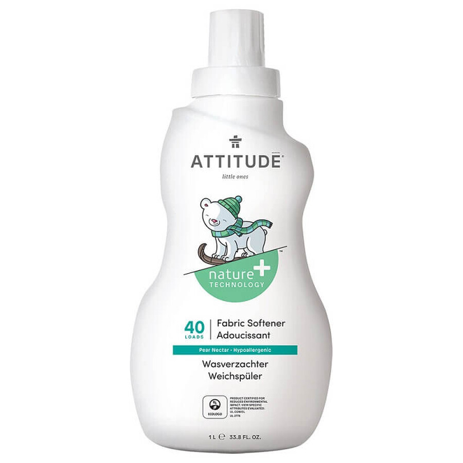 Après-shampoing pour bébé au nectar de poire, 1L, Attitude