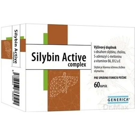 GENERICA Silybin Actief Complex 1×60 cps, voedingssupplement