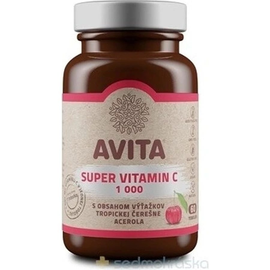 AVITA SUPER VITAMIN C 1000 mg 1×60 cps, Nahrungsergänzungsmittel