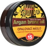 VIVACO SUN ARGAN ARGAN BRONZE SPF15 Arganöl-Sonnenschutzbutter 1×200 ml, wasserfest