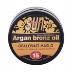 VIVACO SUN ARGAN BRONZE SPF15 Arganolie Zonnebrandcrème Boter 1×200 ml, waterproof