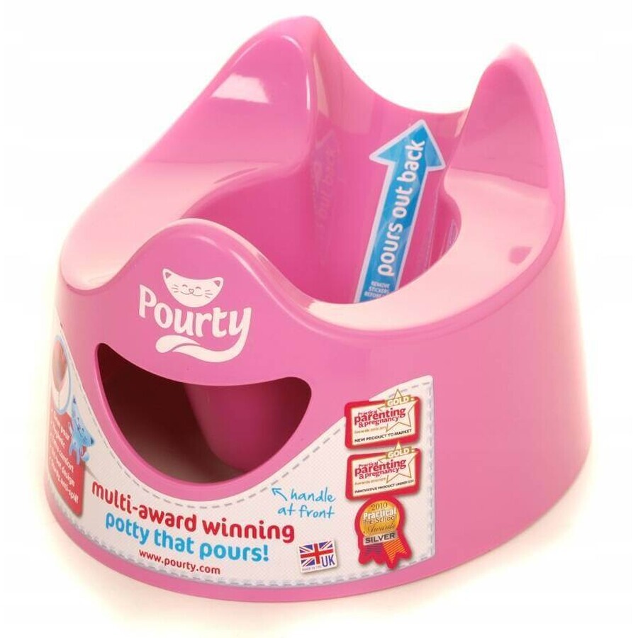 POURTY Einfaches Formtöpfchen 1×1 Stück, rosa