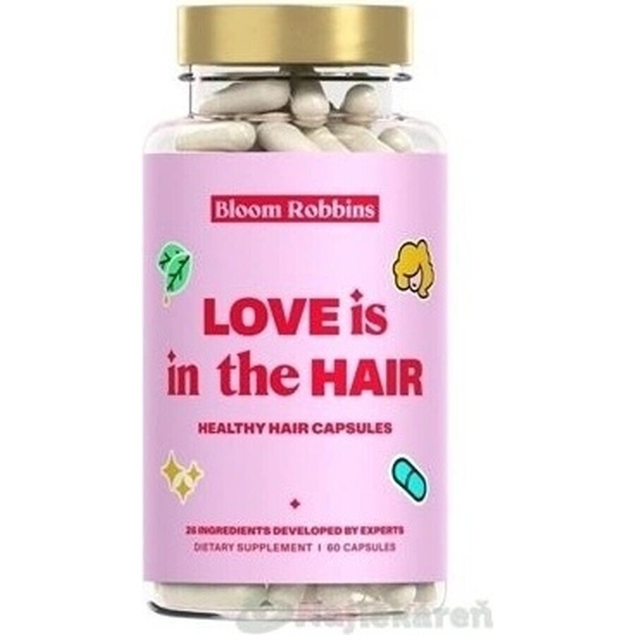 LOVE is in the HAIR - Capsules voor gezond haar 1×60 stuks, voedingssupplement