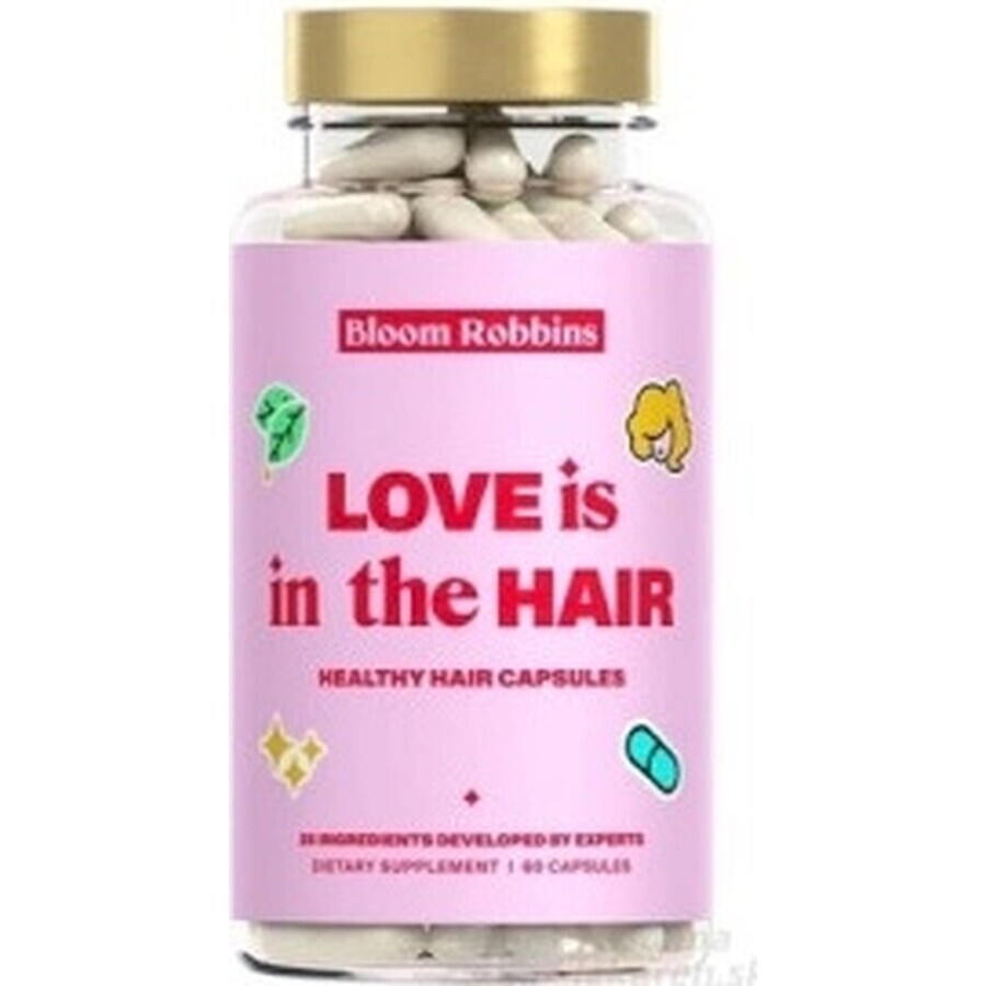 LOVE is in the HAIR - Capsules voor gezond haar 1×60 stuks, voedingssupplement