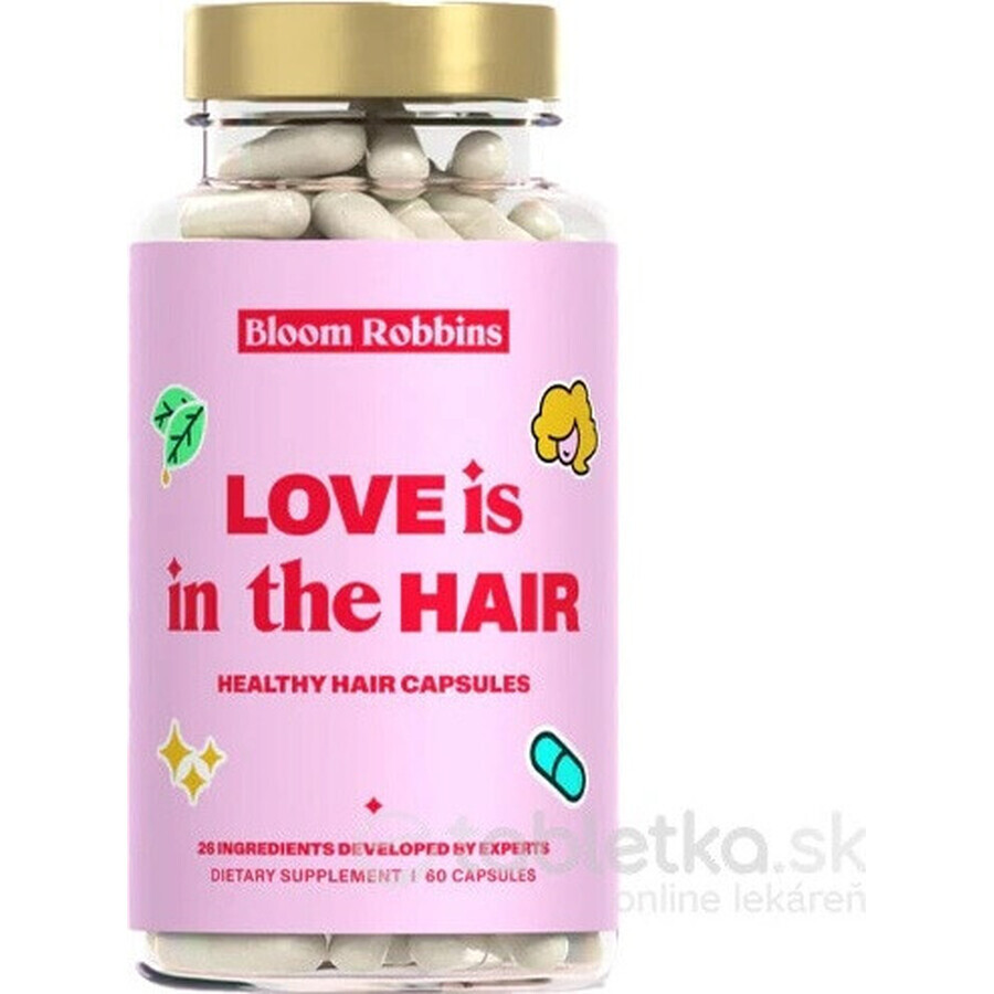 LOVE is in the HAIR - Capsules voor gezond haar 1×60 stuks, voedingssupplement