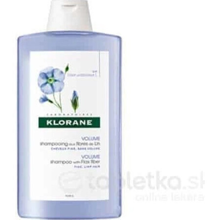 KLORANE Organic Flax Shampoo 1×200ml, shampoo voor fijn haar zonder volume