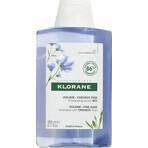 KLORANE Organic Flax Shampoo 1×200ml, shampoo voor fijn haar zonder volume