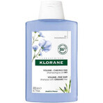 KLORANE Organic Flax Shampoo 1×200ml, shampoo voor fijn haar zonder volume