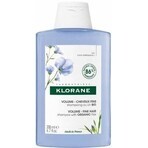 KLORANE Organic Flax Shampoo 1×200ml, shampoo voor fijn haar zonder volume