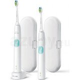 Philips Sonicare 4300 HX6807/35 1+1 1×1 set, sonische tandenborstel 2 stuks