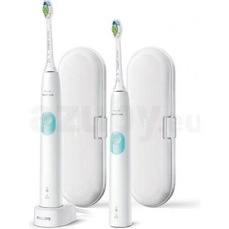 Philips Sonicare 4300 HX6807/35 1+1 1×1 set, sonische tandenborstel 2 stuks