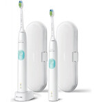 Philips Sonicare 4300 HX6807/35 1+1 1×1 set, sonische tandenborstel 2 stuks