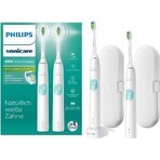 Philips Sonicare 4300 HX6807/35 1+1 1×1 set, sonische tandenborstel 2 stuks