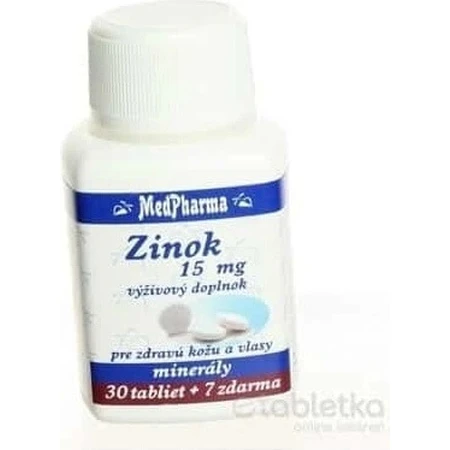 MedPharma ZINOC 15 mg 1×37 tbl, cynk: ceny i cechy