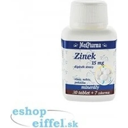 MedPharma ZINOC 15 mg 1×37 tbl, cynk: ceny i cechy