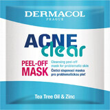 Dermacol Acneclear Cleansing Peeling Mask 1×8 ml, reinigingsmasker