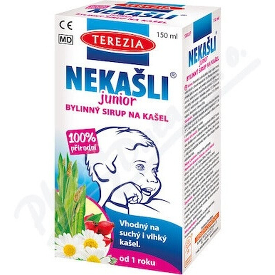 TEREZIA NEKAŠLI JUNIOR herbal cough syrup 1×150 ml, syrup