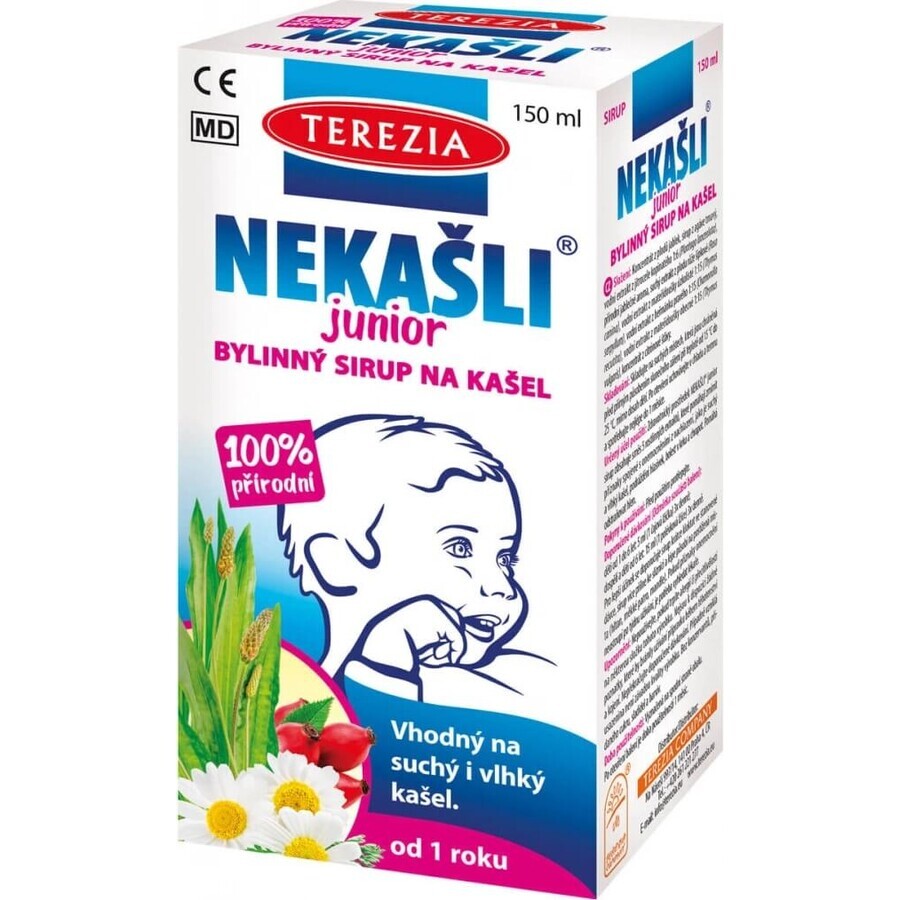 TEREZIA NEKAŠLI JUNIOR herbal cough syrup 1×150 ml, syrup