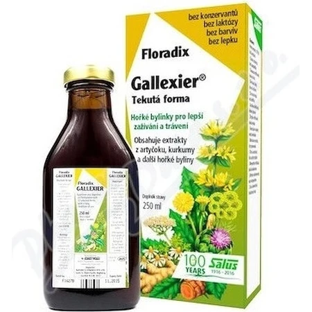 SALUS Floradix Gallexier 1×250 ml, forma líquida