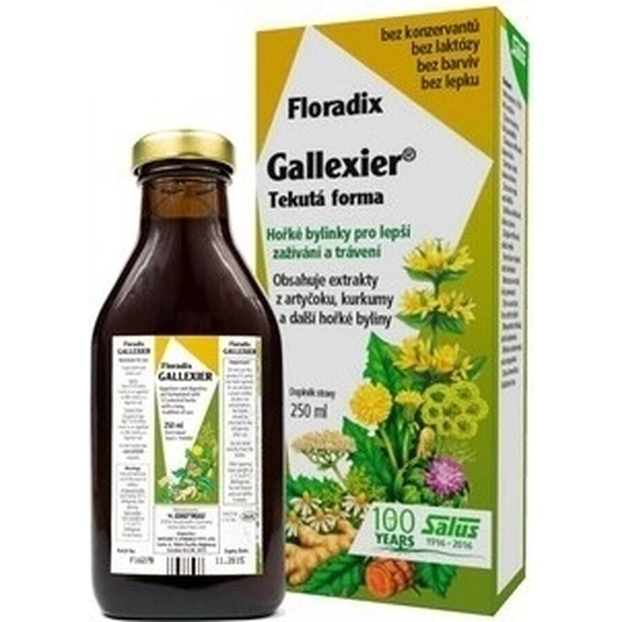 SALUS Floradix Gallexier 1×250 ml, formă lichidă