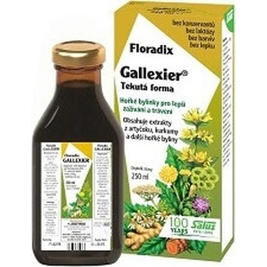 SALUS Floradix Gallexier 1×250 ml, formă lichidă