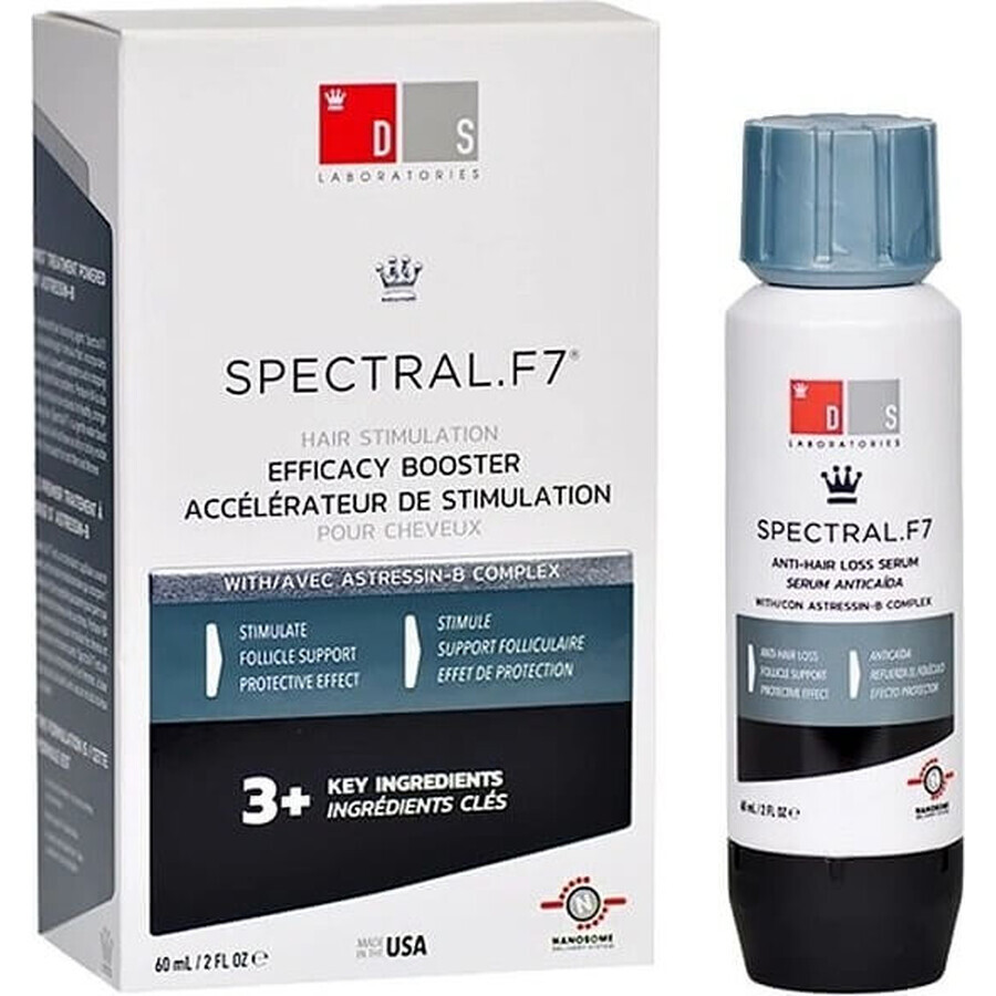 DS Laboratorios suero contra la caída del cabello por estrés SPECTRAL F7 60 ml 1×60 ml, suero contra la caída del cabello