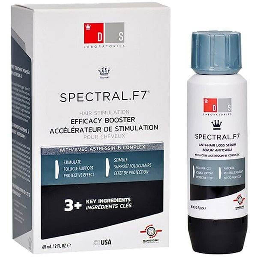 DS Laboratorios suero contra la caída del cabello por estrés SPECTRAL F7 60 ml 1×60 ml, suero contra la caída del cabello