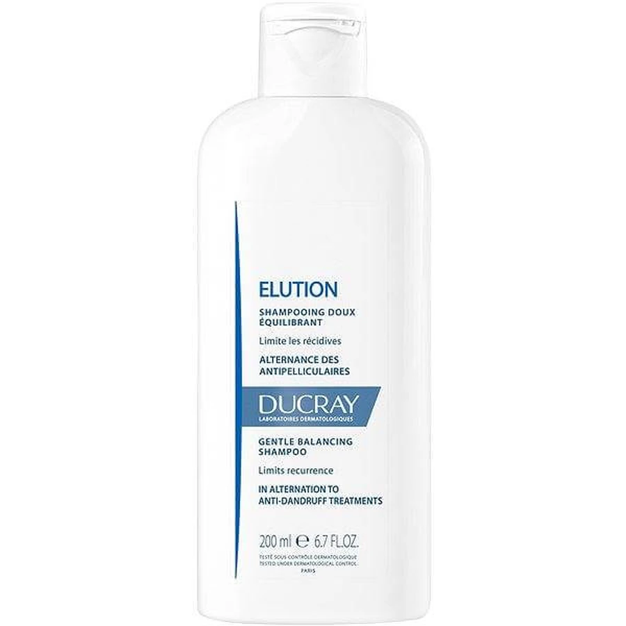 DUCRAY Elution Champú reequilibrante del cuero cabelludo 1×200 ml, Champú reequilibrante del cuero cabelludo