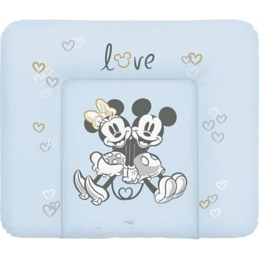 CEBA Disney Minnie & Mickey Zachte vervangingsmat voor commode (75x72) Disney Minnie & Mickey Grijs 1×1 stuk